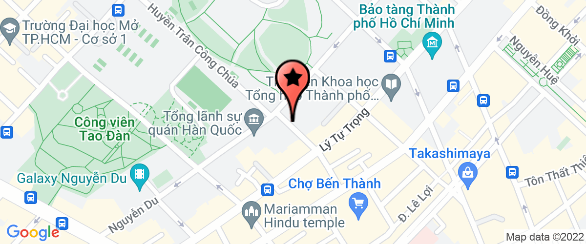 Map go to Tai Nguyen Real-Estate Joint Stock Company