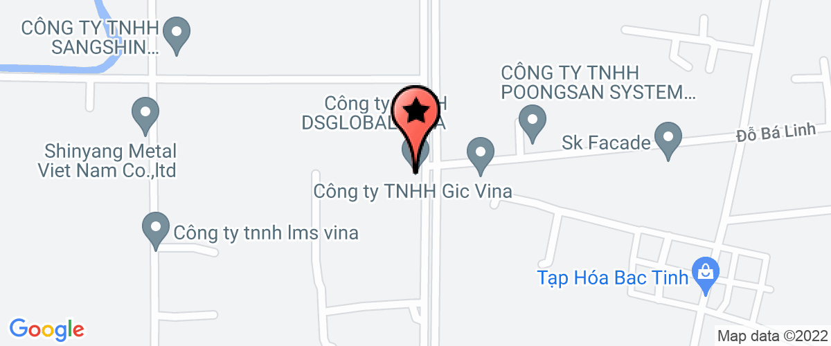 Bản đồ đến Công Ty TNHH Dsglobal Vina