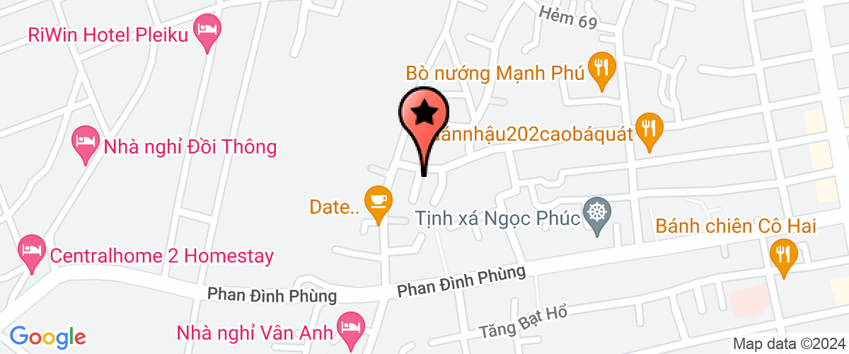 Map go to Phuoc Vinh Gia Lai Company Limited