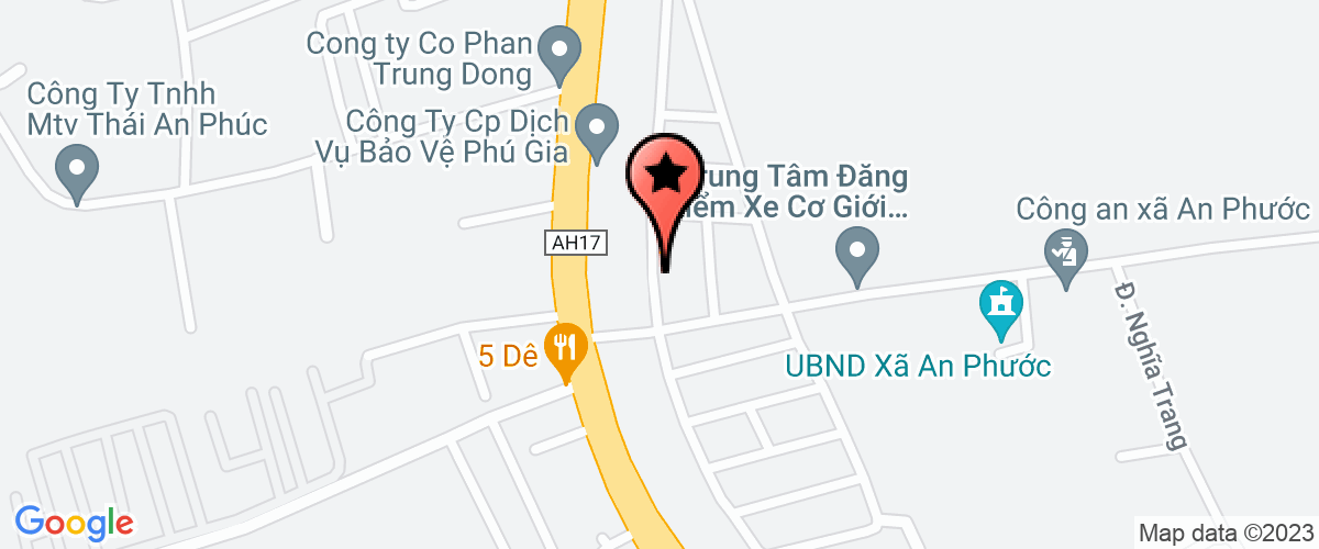 Map go to Thien Lam Son Company Limited