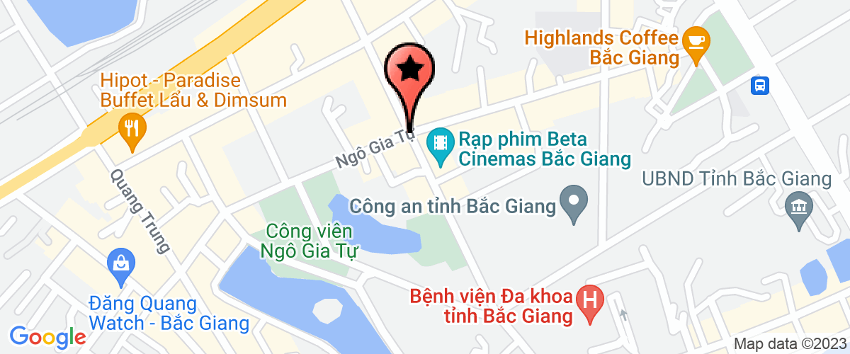 Map go to khu cong nghiep VietNam Company Limited