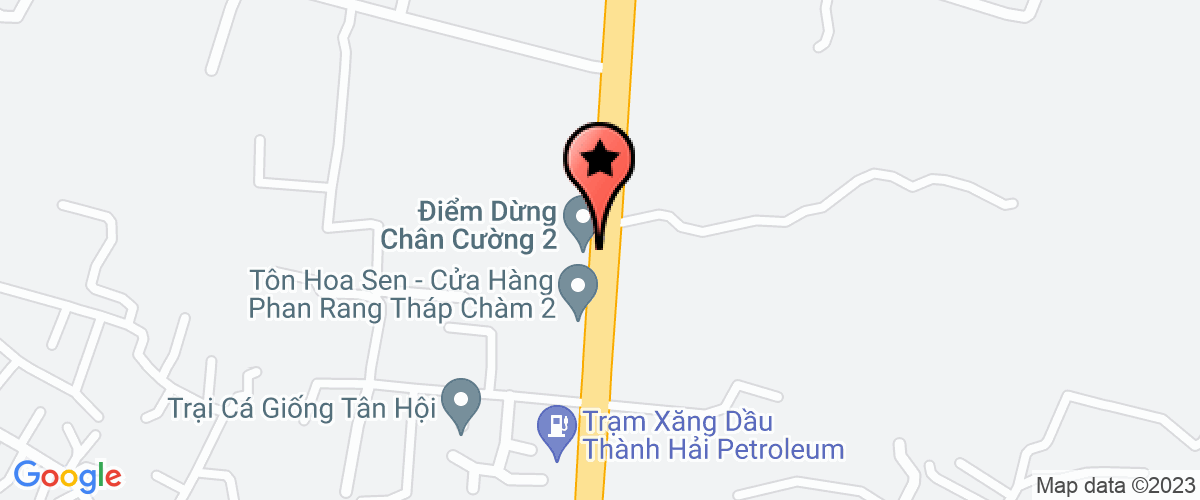 Map go to Duong Bo Ninh Thuan Management Joint Stock Company