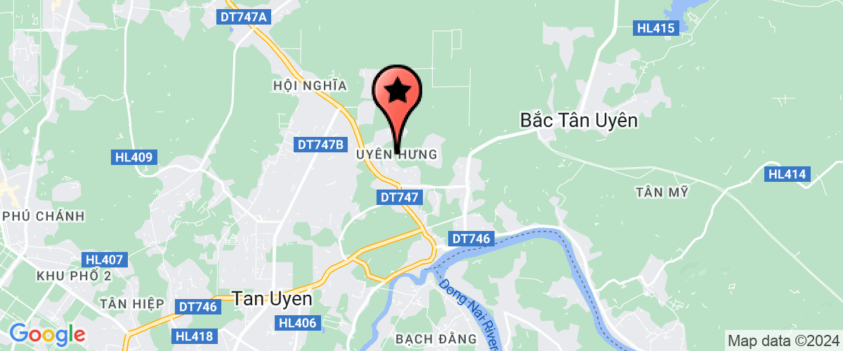 Bản đồ đến Bảo Hiểm Xã Hội huyện Tân Uyên