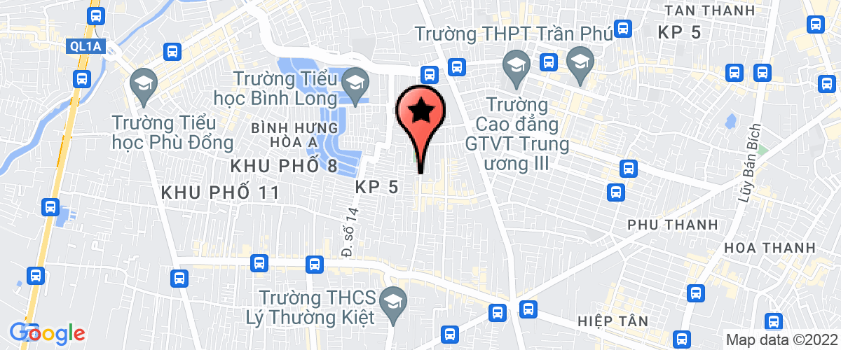 Map go to T&T Sai Gon Joint Stock Company