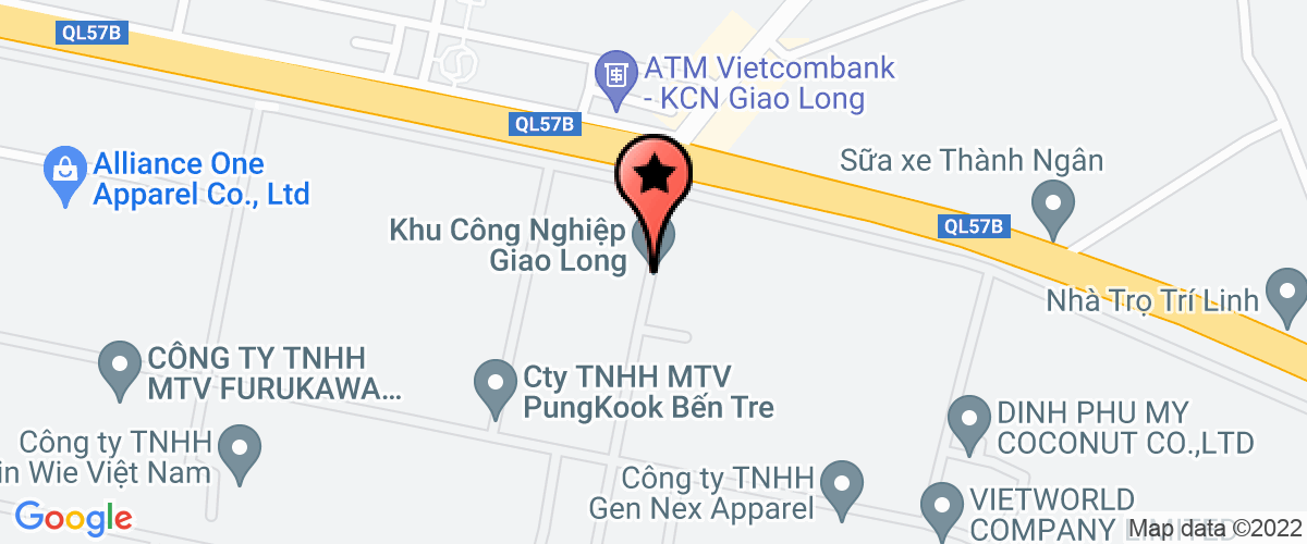 Map go to Nidec Tosok Precision VietNam (Nop thay nha thau) Company Limited