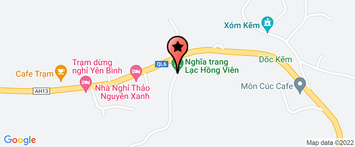 Map go to Lac Hong Vien Company Limited