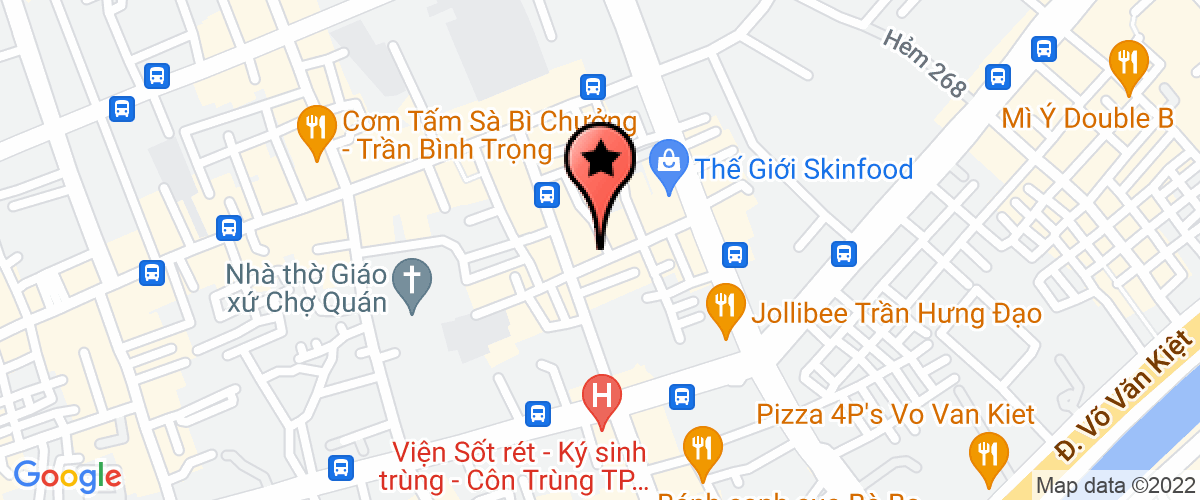 Map go to Gia Nguyen Viet Nam Trading Service Company Limited