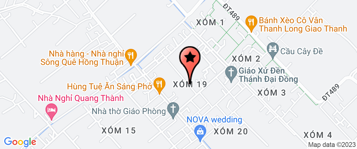 Map go to Cam Huong Company Limited