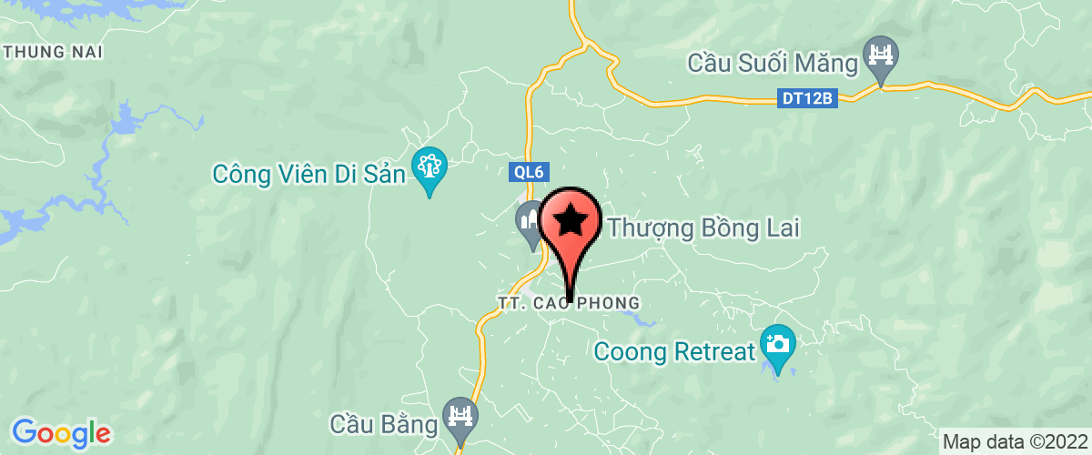 Map go to thi tran Cao Phong Secondary School
