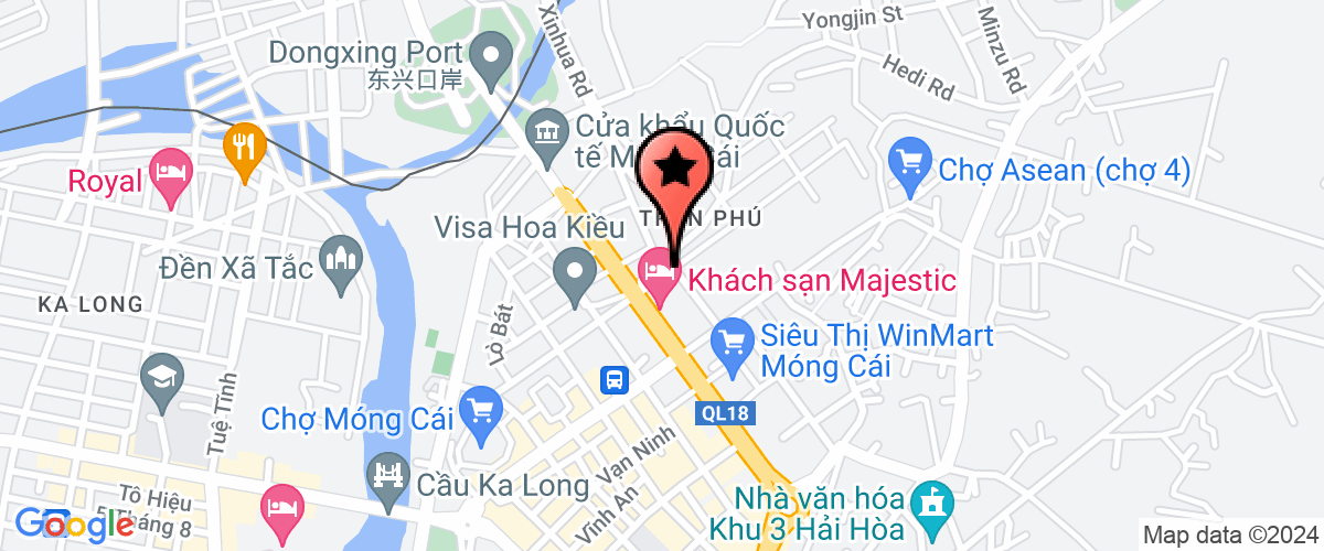 Map go to Tan Thoi Dai Import and Export Company Limited