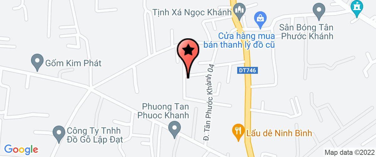 Map go to Dong Goi Vuong Tin Packing Trading Service Company Limited