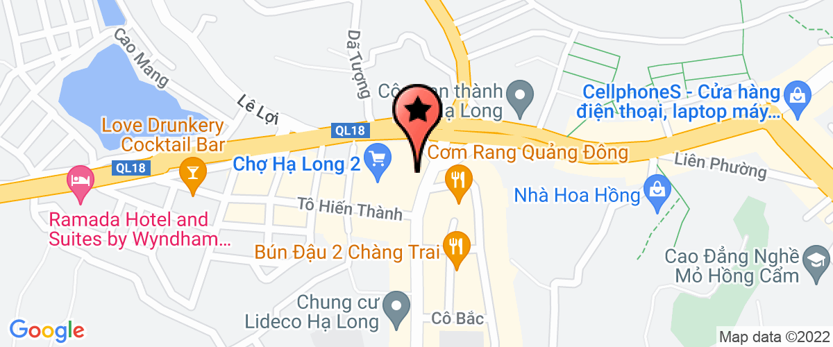 Map go to Quoc Thai Health Care Company Limited