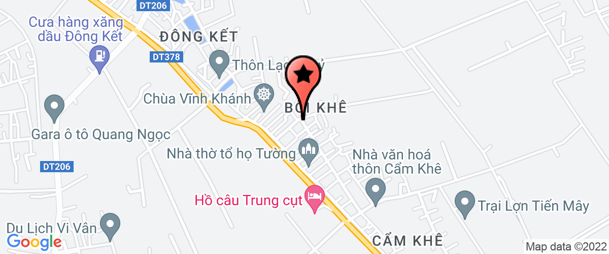 Bản đồ đến Công Ty TNHH Thức ăn Chăn Nuôi Daikin