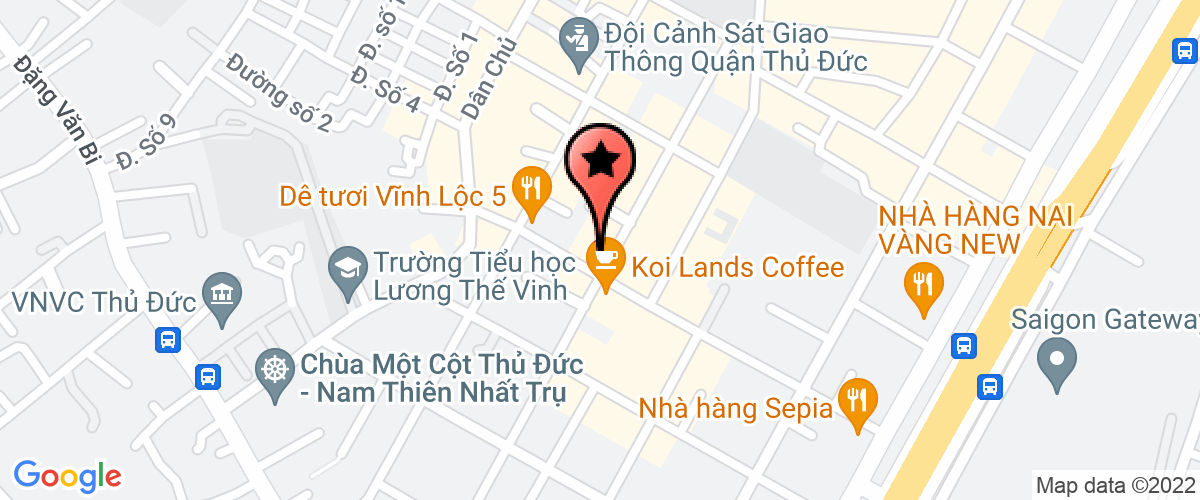 Map go to Cho Thue Dang Phat Office Service Trading Company Limited
