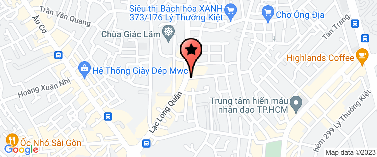 Map go to Giao Thong Sai Gon Construction Development Investment Joint Stock Company