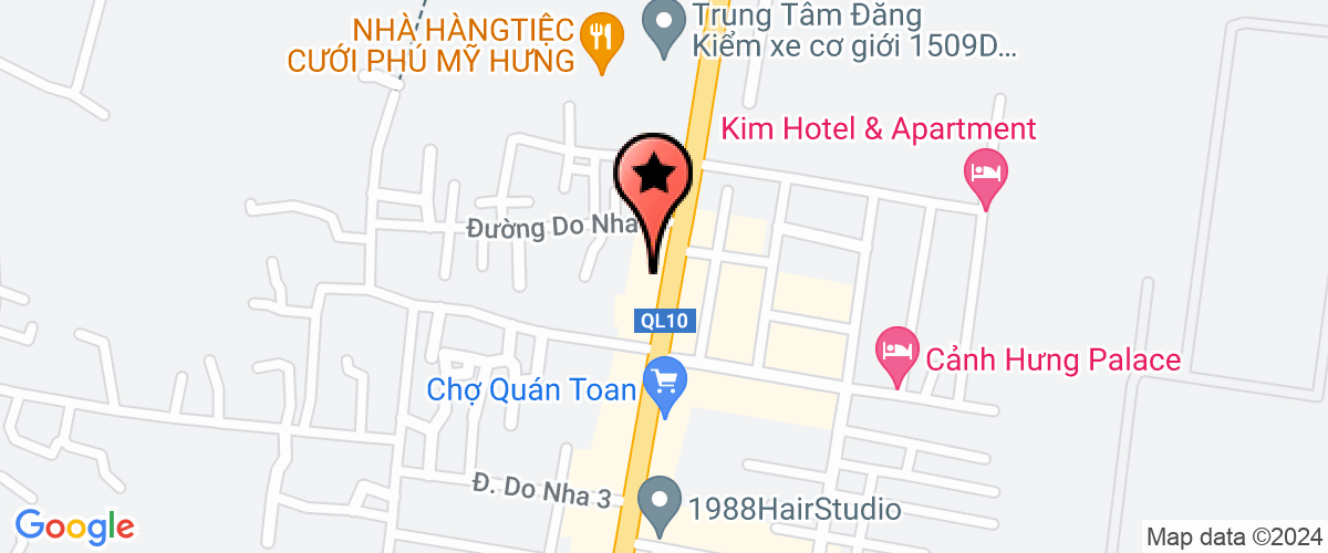 Map go to co phan thuong mai xay dung Truc Lam Company