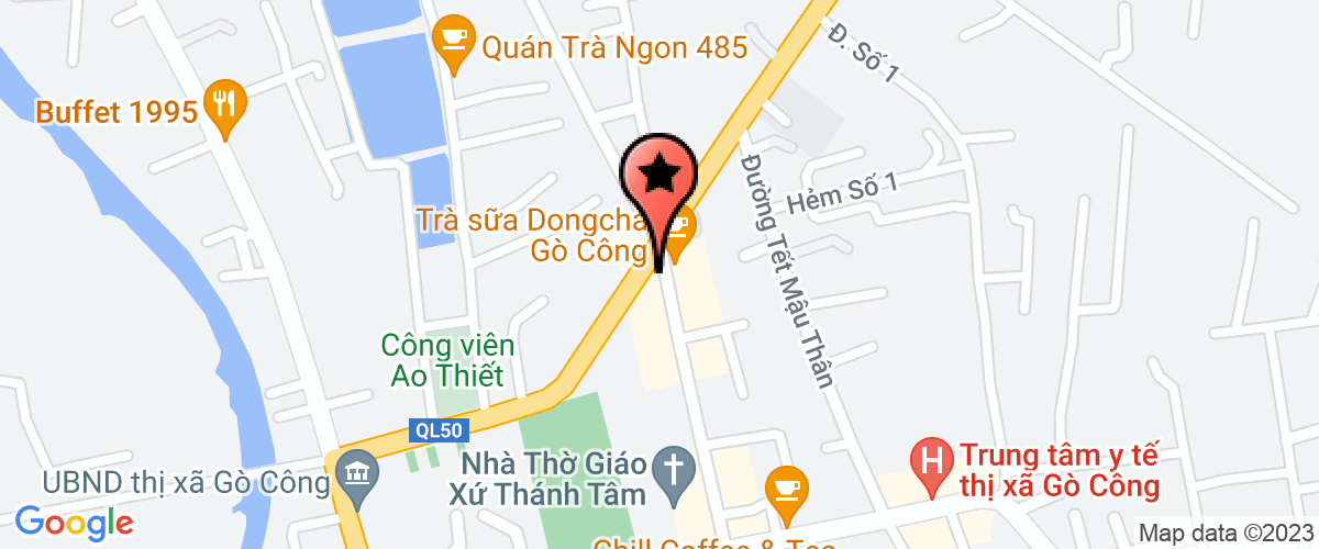 Map go to Yen Sao Go Cong Joint Stock Company
