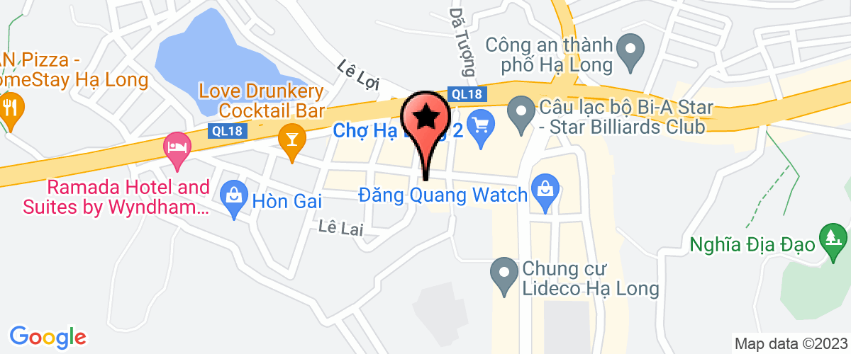 Map go to Huy Hoang Environmental Joint Stock Company