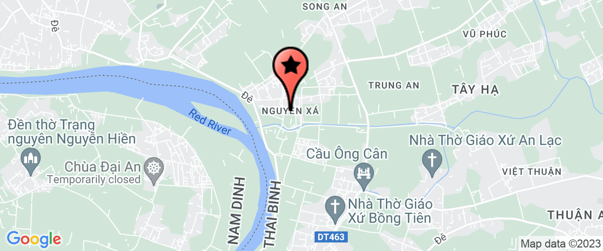 Map go to xa DVNN Nguyen Xa Cooperation