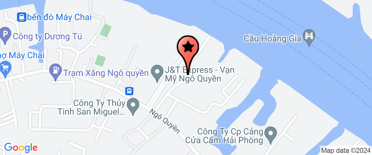 Map go to co phan thuong mai va van tai bien Dai Tay Duong Company