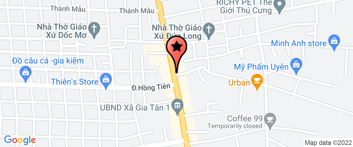 Bản đồ đến Công ty TNHH Nguyễn Thị Thanh