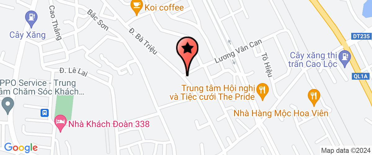 Map go to Son Loc Lang Son Company Limited