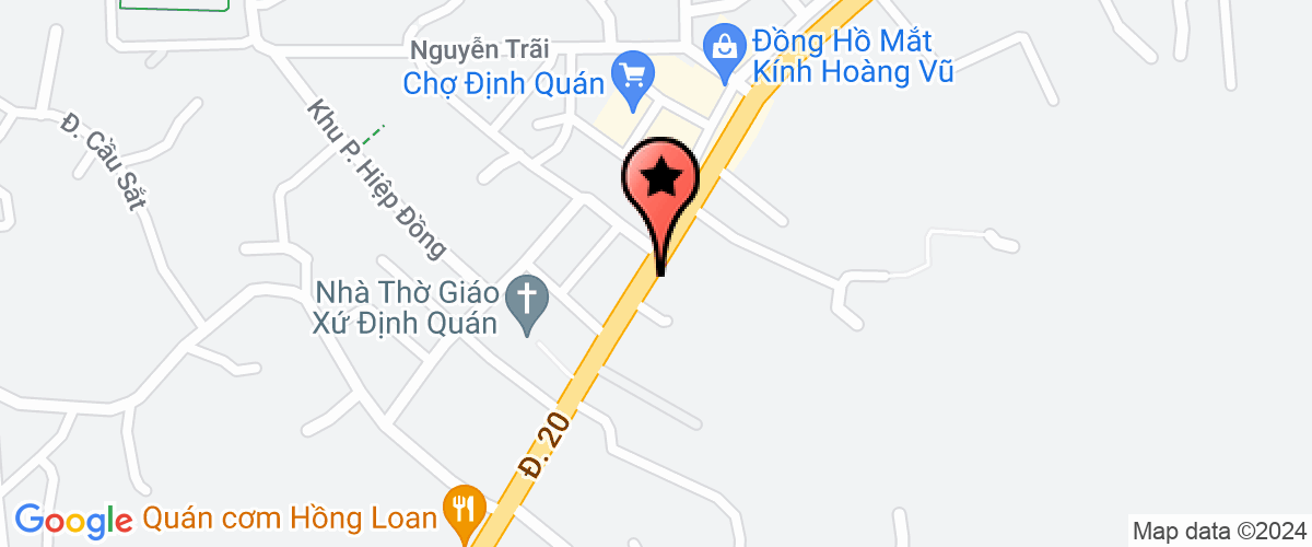Map go to Quynh Anh Joint Stock Company