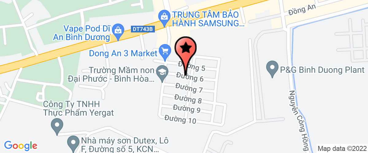 Map go to Vinh Thang Company Limited