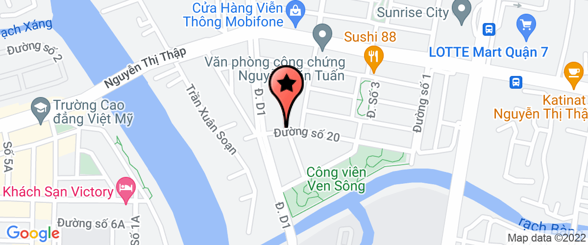 Bản đồ đến Công Ty TNHH Thời Trang La Sai Gon