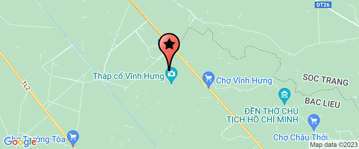 Map go to Vinh Hung A Elementary School
