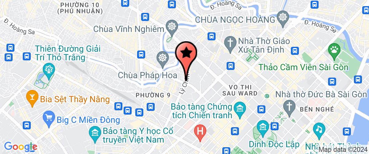 Bản đồ đến Công Ty TNHH Tư Vấn Vpage