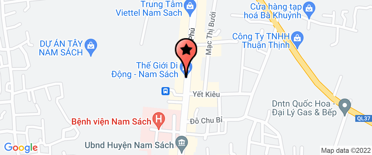 Map go to co phan thuong mai Phu Xuyen Company