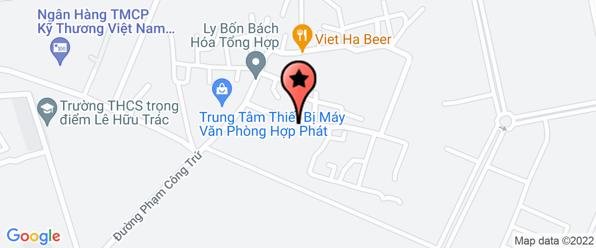 Map go to Vu Dat Hung Yen Private Enterprise