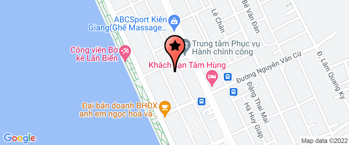 Map go to Dau Thau Thien Binh Consultant Company Limited