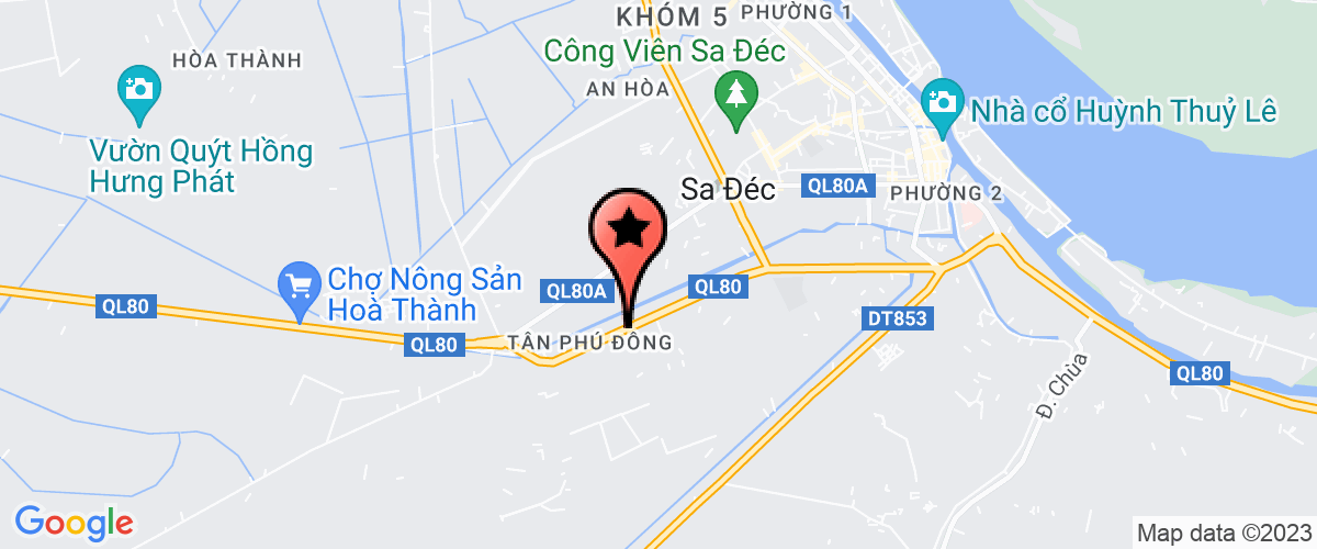 Map go to CN CTy 01TV Dai Khanh-TT hang tieu dung tai DT Distribution Limited