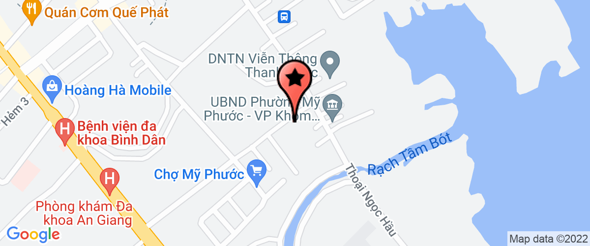 Map go to Do Thanh Long Xuyen Construction Company Limited