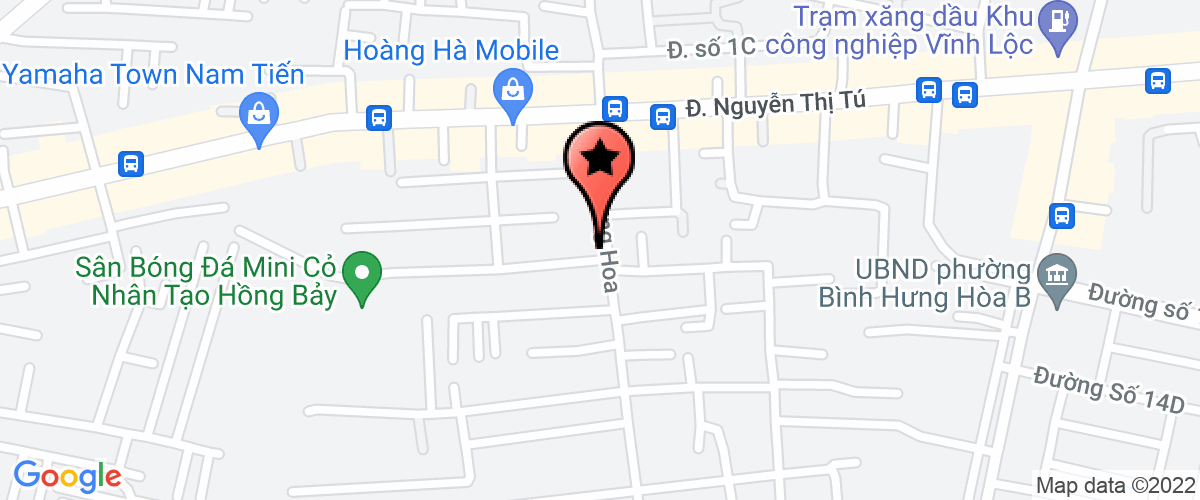 Map go to Nha Phuong Nam Construction Business Company Limited