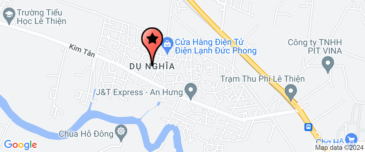 Map go to Dung Dat Service and Trading Investment Limited Company