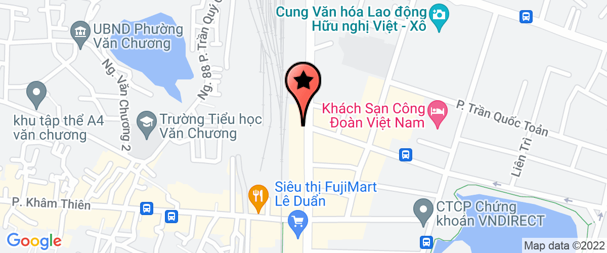 Map go to Hanoi Railway Transport Joint Stock Company