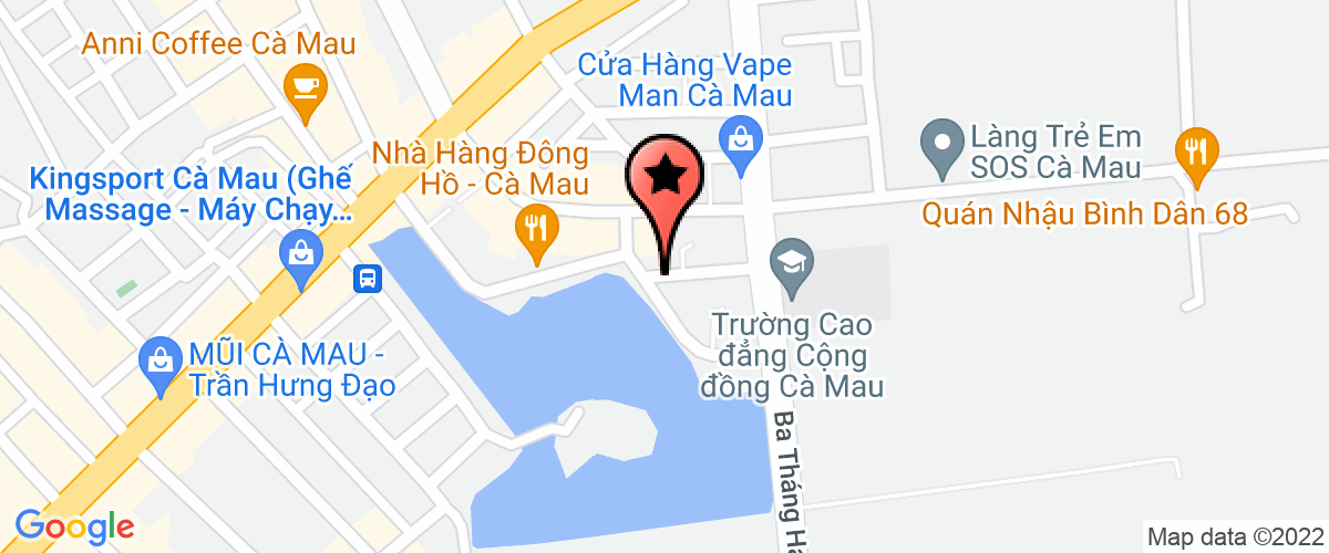 Map go to Trung Thuy Ca Mau Company Limited