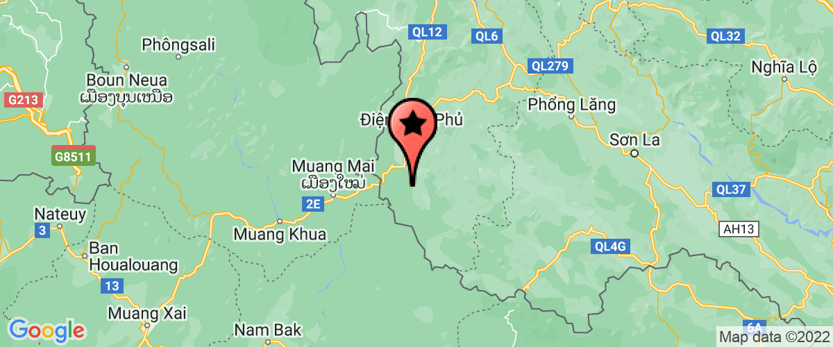 Map go to Linh Hong Viet Dien Bien Company Limited