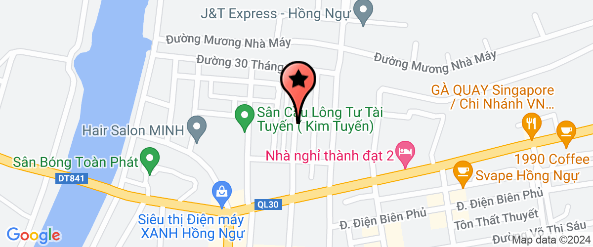 Map go to Cong Chung Quy Land Office