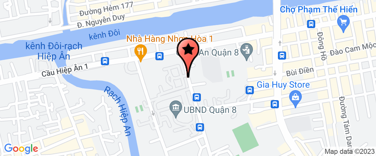 Map go to Nha  Quan 8 Labor Cultural
