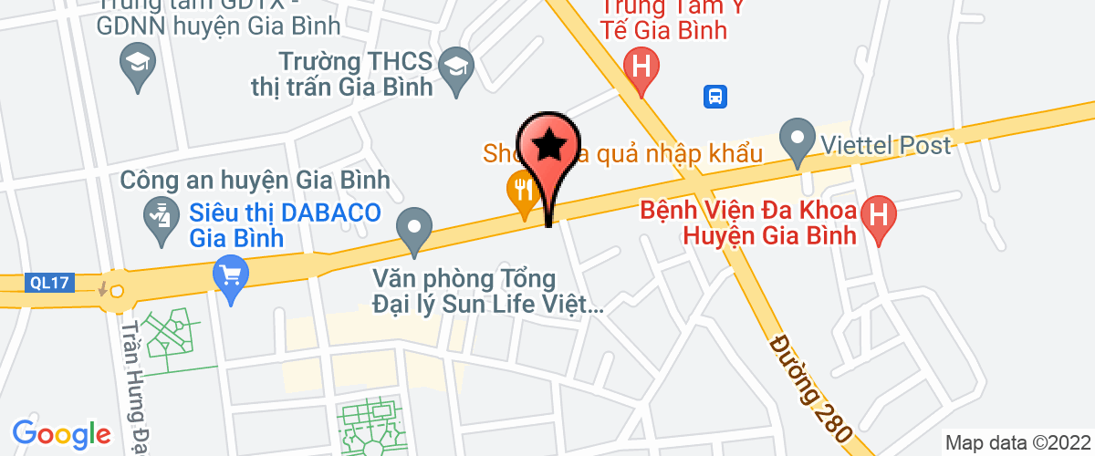 Map go to Auxpro Trading Produce Company Limited