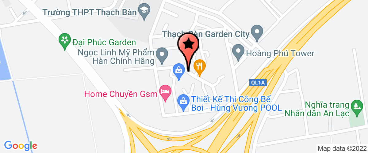 Map go to Fcon Vietnam Construction Joint Stock Company