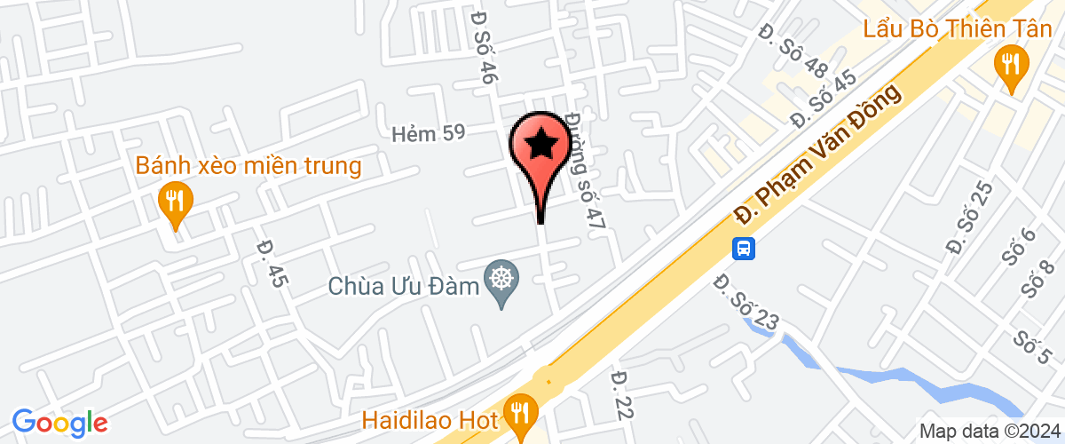 Map go to Hanh Tinh Sieu Thuc Company Limited