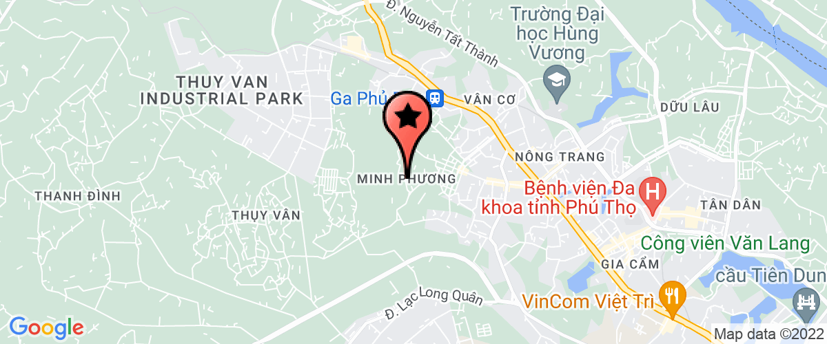 Map go to Minh Phuong Elementary School