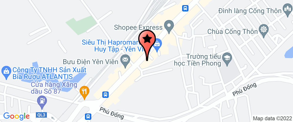 Map go to Trung Thao Viet Joint Stock Company