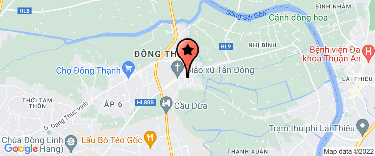 Map go to Chau Duc Trong Company Limited