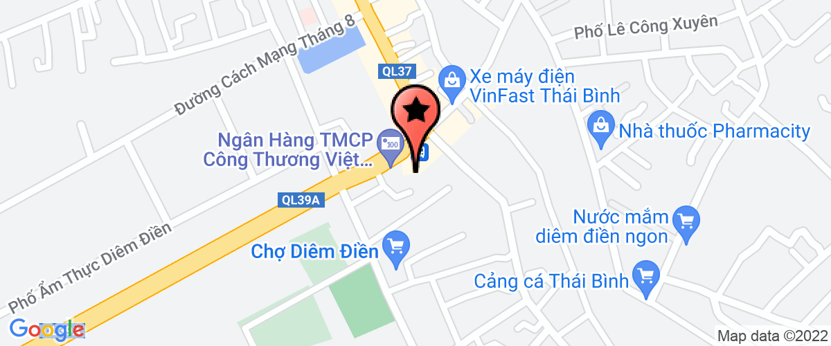 Map go to Hoa Ngoc Lan Thai Binh Shipping Company Limited